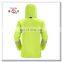 heavy duty reflective safety nylon rain jacket for policeman