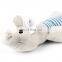 Squeeze long body animal design squeaky stuffed plush dog toys wholesale