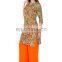 Manufacturer Of Ethnic Handwork Clock Print Round Neckline Printed lady Kurti jaipur