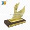 custom top quality golden bird shaped award metal trophy