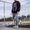 man import Custom ripped men denim jeans skinny stretch slim fit sexy men tight jeans