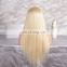 Blonde Color Virgin Brazilian Straight Human Hair Lace Wig 613 Full Lace Wig