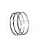 FL413 FL513 Diesel Engine Parts Cylinder Piston Ring  04182755