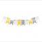 oem logo for you polyester pennant string flag bunting banner