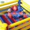 cheap kid game party rental arena inflatable battle zone wrestling boxing ring for sale