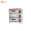 High Efficiency Electric Baking Restaurant  Deck Oven 3 deck 6 trays
