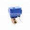 NPT BSP  24v 110v 220v DN15 DN20 CWX-15N 2 way  mini electric motorized water ball valve for water irrigation