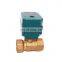 Dn15 Dn25 DC5V 2 Way 3 Way Motorized Brass Ball Valve for Home-automation System