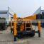 crawler base water well drilling rig machine driven by diesel engine with 300m drilling depth pneumatic DTH