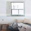Newest Regular Square Shaped Wall Mount Mirror Beauty Mirror With Beveled Edge