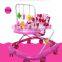 High Quality walking baby walker for first learning step to baby/8  pcs PU wheels plastic baby learning walkers