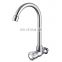Cheap wall mount plastic kitchen tap cold water sink faucet