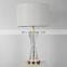 Wrought Iron Lamps Fashion New Glass Led Crackle Crystal Table Lamp For Office