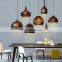 Nordic Loft Retro Cafe Bar Rust Iron Etching Lampshade Pendant Light