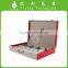 Cheap custom PU leather box for gift