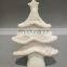 white bisque unpainted ceramic christmas tree decorations