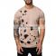 Ripped holes Streetwear hip hop tshirt custom Fit tee shirt homme men fashion t-shirt