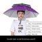 Trendy Hand Free Personal Travel Manufacturer Wholesale Children Bicycle Head Bike Umbrella