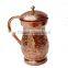 BEST MANUFACTURER OF COPPER STEEL WATER PITCHER FROM INDIA COPPER WATER JUG FROM INDIA