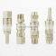 C type Japanese steel nickel-plated air pump air pipe pneumatic self-locking quick release coupling