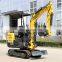 Mini crawler excavator bagger 1.7 ton Chinese excavator