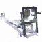 Concrete slip form paver laying machine