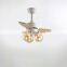 Home Appliances Led Fans Remote Control Switches with Light Wood Blades Decorative Lighting Modern Energy Saving Ceiling Fan
