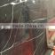 China marble Nero Marquina Slab for tile and countertop