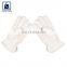 New Arrival A/B Grade 3 Step Zig Zag White Color Leather Gloves for Wholesale Purchase