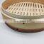 Handmade factory classic traditional craft design 10 inch 2-layer natural bamboo steamer with accessories