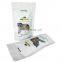 Custom print matt white laminated plastic alumimun foil coffee bean packaging bag stand up coffee pouch with zip lock