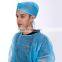 Free Sample Protective Operation Medical Disposable Consumables Surgical Hair Hat Nonwoven Surgeon Nurse Doctor Cap