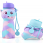 Portable drop proof and leak proof silicone water bottle（Wechat:13510231336）