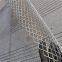5mm thick aluminum plate net, diamond-shaped hole aluminum plate net, hotel decoration net