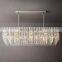 customized modernized crystallized LED chandelier light creative nordic gold chandeliers