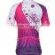 Polyester breathable custom design women Cycling Jersey Cycling Wear