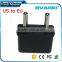2016 Newest Universal USA US To EU Europe EURO Travel Charger Power Adapter Travel Adapter Worldwide Plug Power Adapter