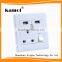 110-240V 16A UK usb wall socket OEM stickers for ipad iphone high speed