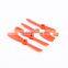 Orange 2 Pairs 4045 Bull Nose Strengthen Plastic CCW CW Props Propellers