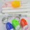 Wholesale Fashion Acrylic Flashlight Led Bowling Keychain Sport Keyring Party Festival Gifts Decoration