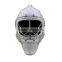 Professional street hockey goalie helmet for head protection white color