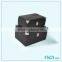 Chic leather duffel bag leather cosmetic gift set packaging box