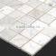 carrara white 12in.x12in. polished square mosaic floor/ wall tile                        
                                                                                Supplier's Choice