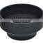 JJC LS-58WA Wide Angle Rubber Collapsible Silicone Lens Hood 58mm for nikon, for canon,for sony