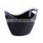 cheap price oval plastic acrylic ice bucket