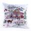 PLUS linen christmas decorative pillowcase