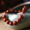 Gemstone bracelet red jasper round beads bracelet jewelry