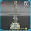 Christmas gift Eiffel Tower shape glass wishing bottle with cork 350ml