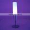 rechargable battery operated wedding party night club bar glowing color changing decorative cordless led table lamp