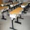 middle shool student classroom adjustable height table and chair